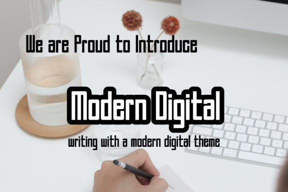 A Modern Digital Font for Bold, Clean Web Headlines