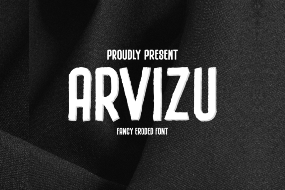 Arvizu: A Grungy Display Font for Bold Digital Headlines