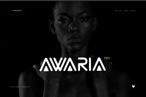 Awaria Pro: A Display Typeface That Elevates Real Small Business Branding