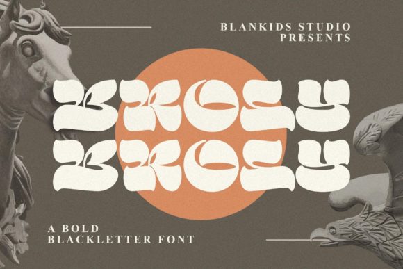 Broly: A Bold Blackletter Font That Makes Handmade Products Stand Out
