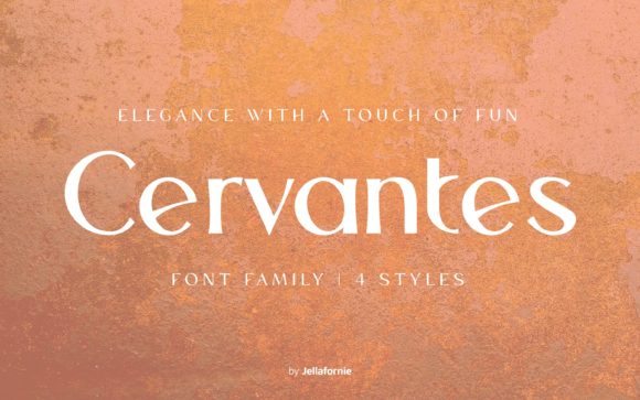 Cervantes: An Elegant Display Font for Digital Branding