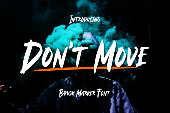 Don’t Move: A Display Font with Editorial Attitude
