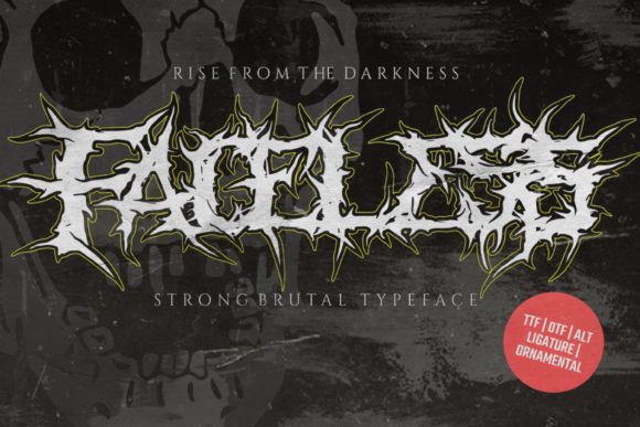 Faceless: A Display Font with Quiet Intensity