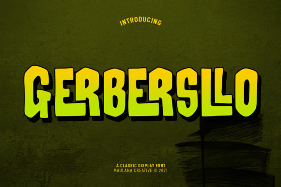 Gerbersllo: A Playful Display Font That Builds Brand Trust