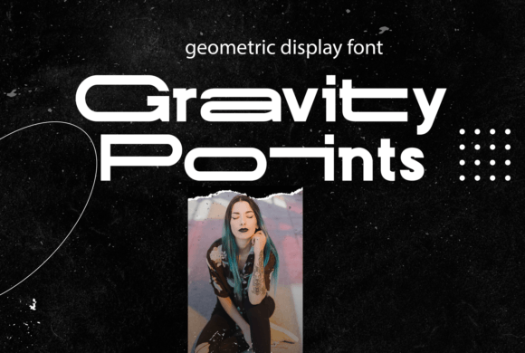 Gravity Points: A Minimal Display Font for Editorial Clarity