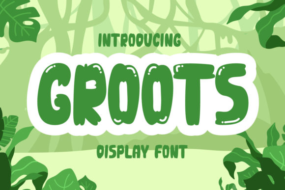 Groots: A Playful Display Font That Feels Like Hand-Drawn Joy