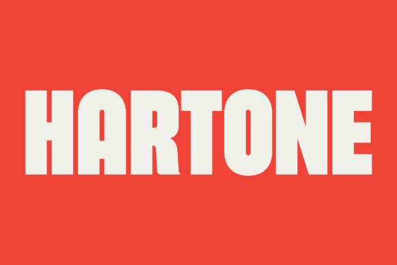Hartone: A Bold Display Typeface That Commands Attention Online