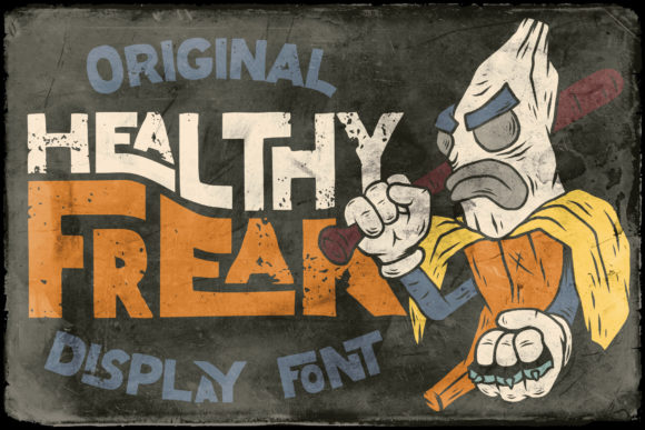 Healthy Freak: A Display Font That Makes Branding Feel Alive