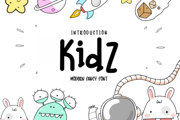 Kidz Font: A Playful Display Typeface for Modern Kids’ Digital Experiences