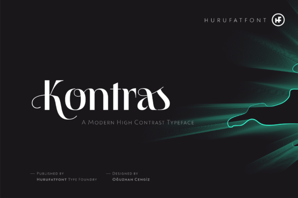 Kontras: A Distinct Display Font for Digital Branding