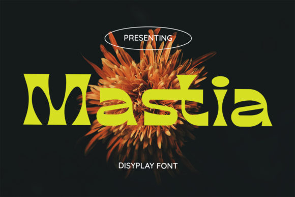 Mastia: A Bold Display Font That Makes Handmade Products Shine