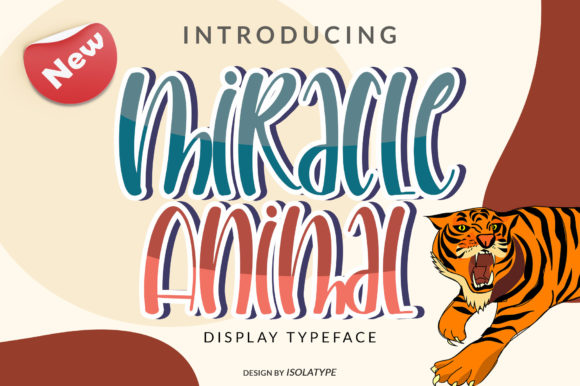 Miracle Animal: A Display Font That Brings Warmth to Real Business Branding