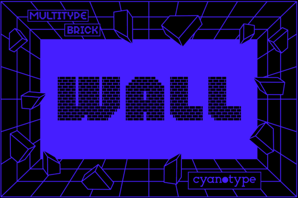 MultiType Brick Wall: A Pixel-Driven Display Font for Editorial Impact
