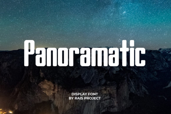Panoramatic: A Vintage Display Font That Commands Attention