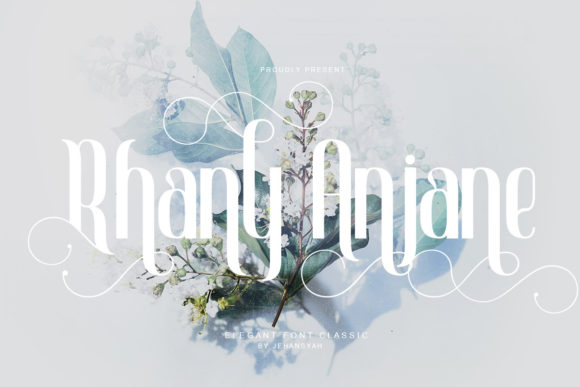 Rhany Anjane: A Distinctive Display Font for Digital Branding