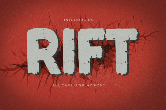 Rift: A Vintage-Minimal Display Font for Handmade Makers