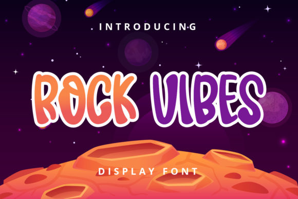 Rock Vibes: A Display Font That Makes Your Brand Feel Fresh & Friendly