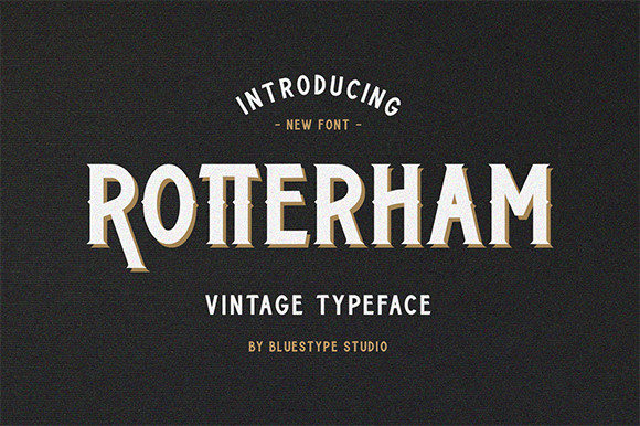 Rotterham: A Display Font That Commands Attention—Without Saying a Word
