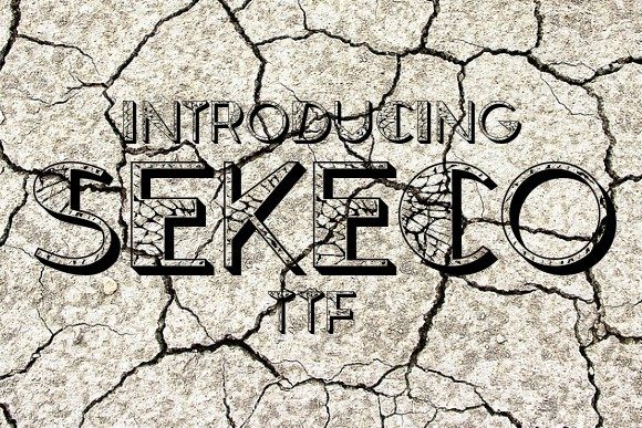 Sekeco: A Texturized Display Font That Adds Character to Real Brand Work