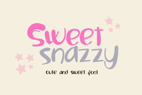 Sweet Snazy: A Playful Display Font That Makes Your Brand Feel Inviting