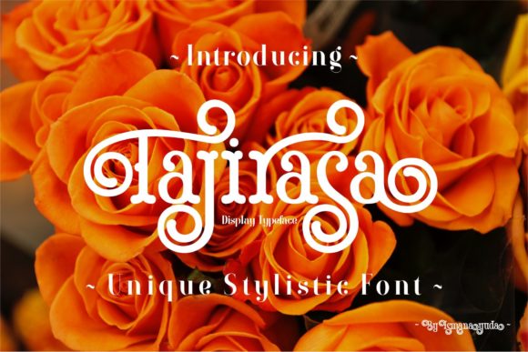 Tajirasa: A Bold Vintage Display Font That Anchors Real Branding