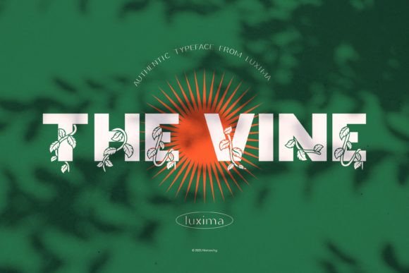 The Vine: A Bold Display Font for Digital Brand Impact