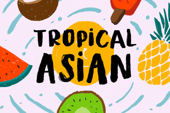 Tropical Asian: A Display Font That Brings Warmth and Clarity to Your Brand