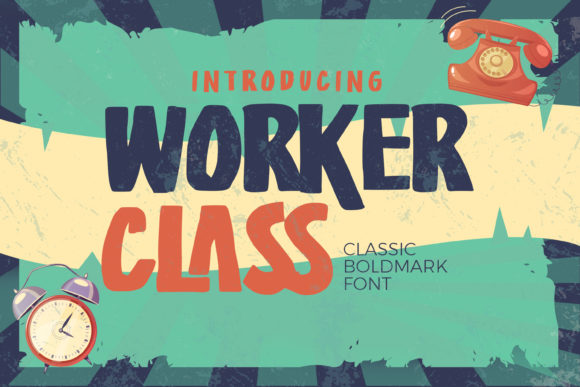 Worker Class: A Bold, Confident Display Font for Small Business Brands